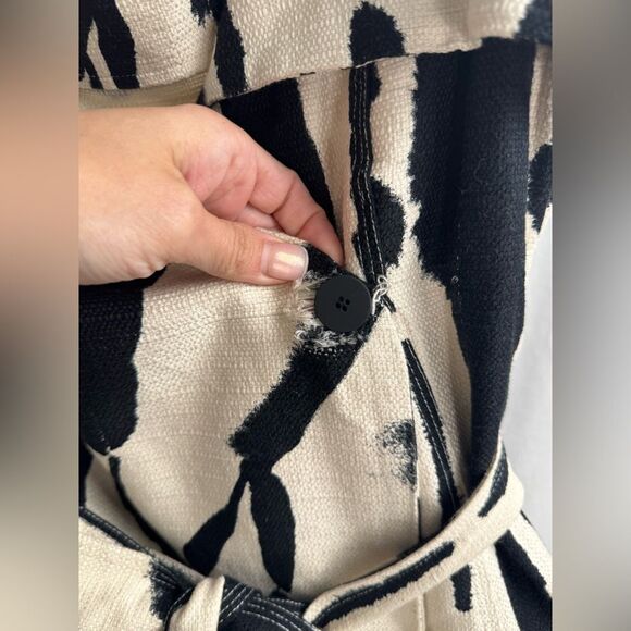 Stine Goya Gina Dress Estimated Size Medium Tie Dye Day Midi Dress Beige Black - Picture 4 of 12